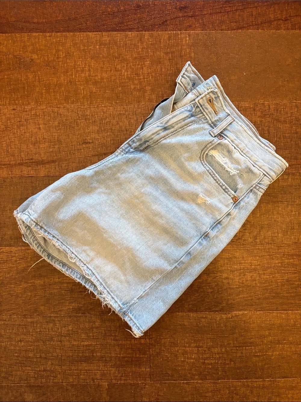 American Eagle highest rise baggy short